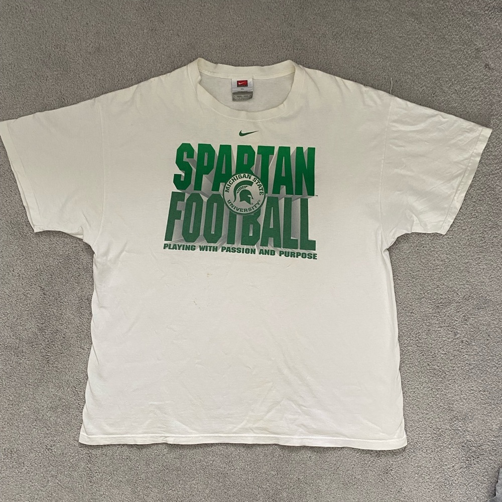 Vintage Nike Spartan Football Tee